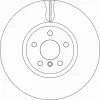 Bremsscheibe Vorderachse TRW DF6845S