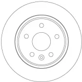 Bremsscheibe Hinterachse TRW DF6846