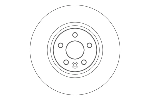 Bremsscheibe Vorderachse TRW DF6848S