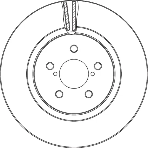 Bremsscheibe Vorderachse TRW DF6851 Bild Bremsscheibe Vorderachse TRW DF6851