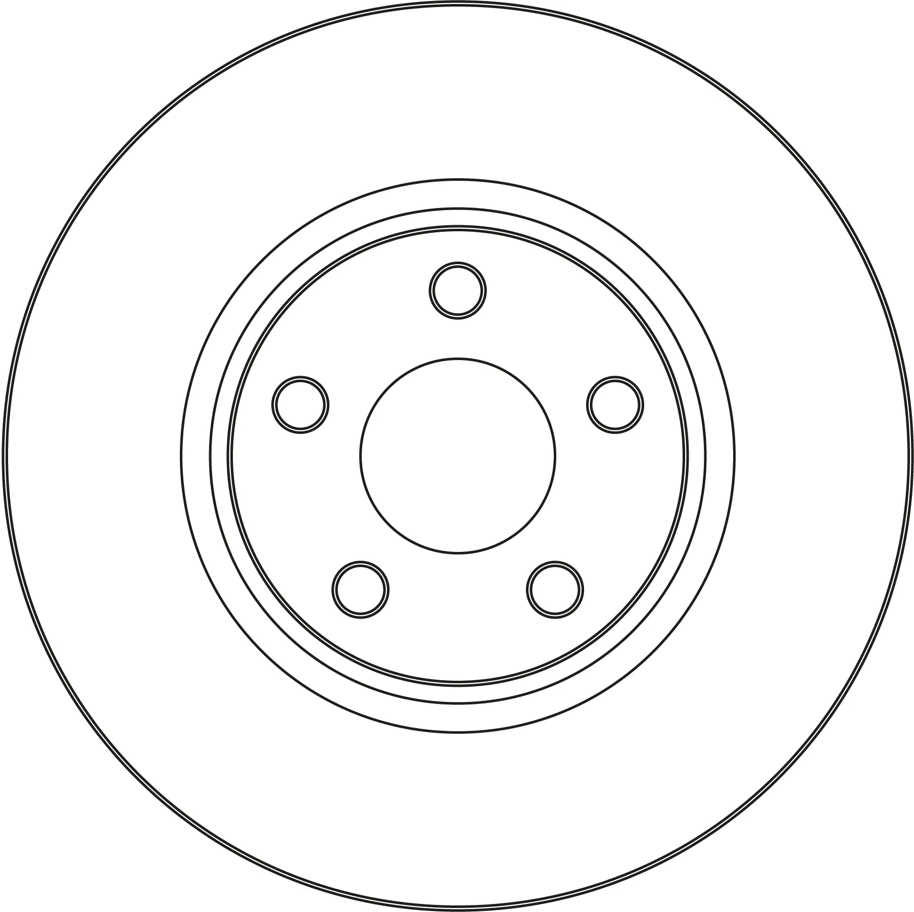 Bremsscheibe Vorderachse TRW DF6854S