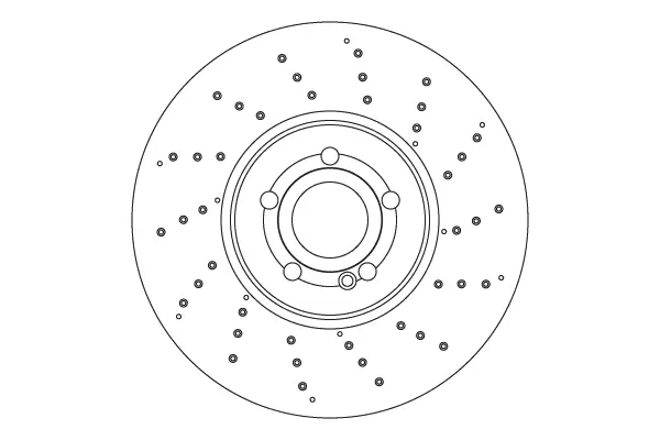 Bremsscheibe Vorderachse TRW DF6865S