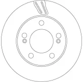 Bremsscheibe Vorderachse TRW DF6878S