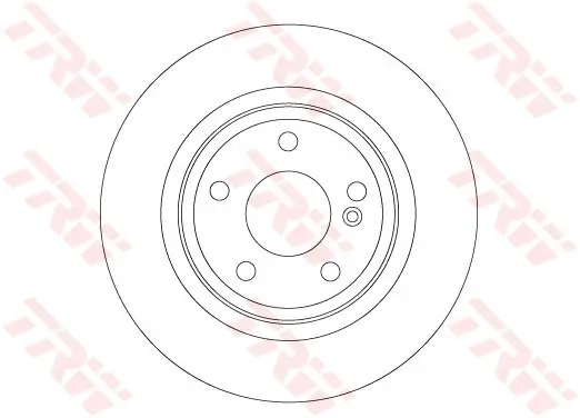 Bremsscheibe Hinterachse TRW DF6886 Bild Bremsscheibe Hinterachse TRW DF6886