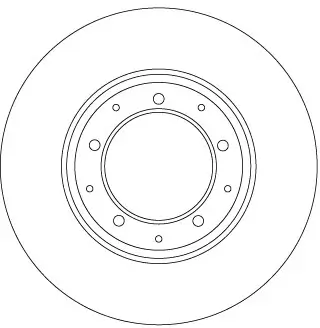 Bremsscheibe TRW DF6905 Bild Bremsscheibe TRW DF6905