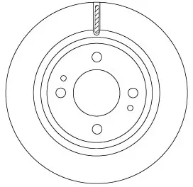 Bremsscheibe Vorderachse TRW DF6908