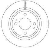 Bremsscheibe Vorderachse TRW DF6908