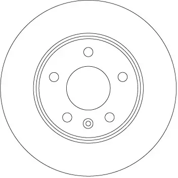 Bremsscheibe Hinterachse TRW DF6915