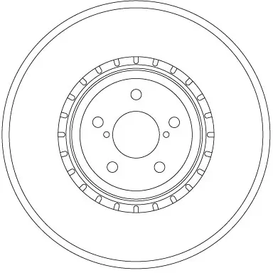 Bremsscheibe TRW DF6923S