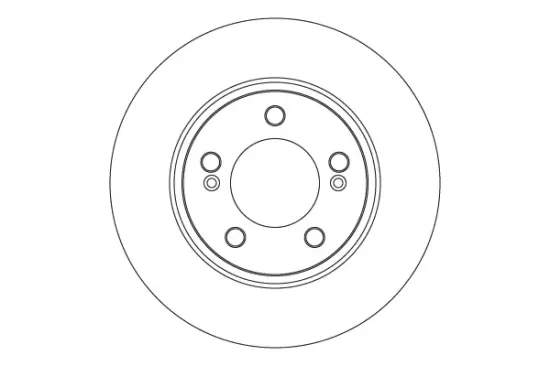 Bremsscheibe Vorderachse TRW DF6924S Bild Bremsscheibe Vorderachse TRW DF6924S