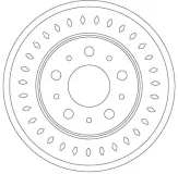 Bremsscheibe TRW DF6925S