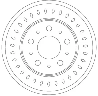 Bremsscheibe TRW DF6925S Bild Bremsscheibe TRW DF6925S