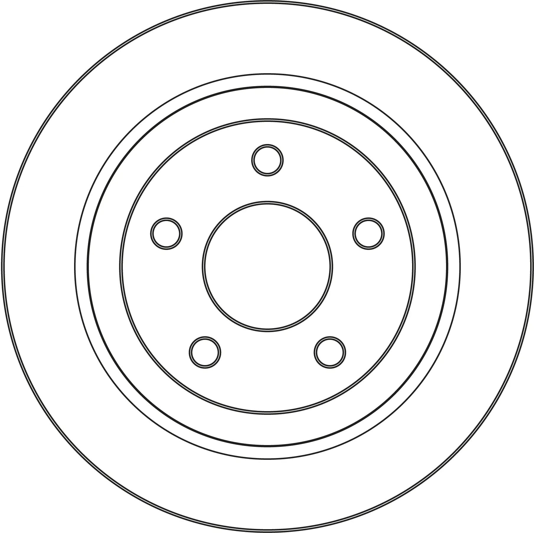Bremsscheibe Hinterachse TRW DF6928