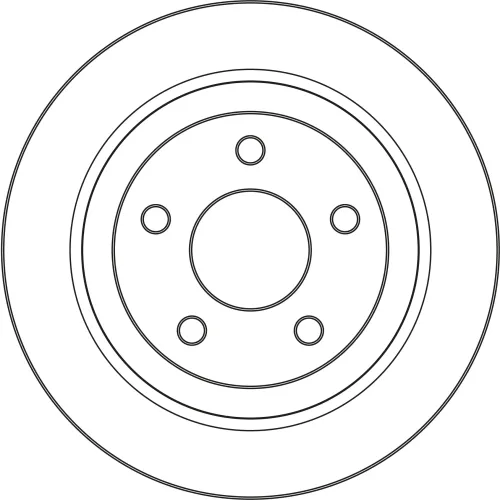 Bremsscheibe Hinterachse TRW DF6928 Bild Bremsscheibe Hinterachse TRW DF6928