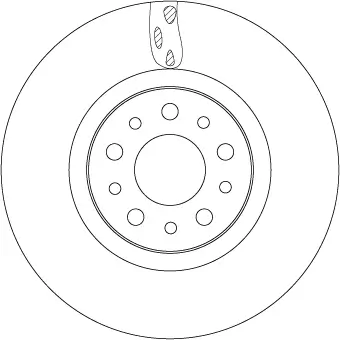 Bremsscheibe Vorderachse TRW DF6933
