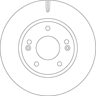Bremsscheibe Vorderachse TRW DF6936