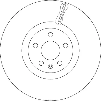 Bremsscheibe Vorderachse TRW DF6939S
