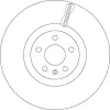 Bremsscheibe Vorderachse TRW DF6939S