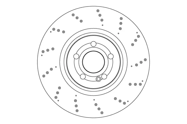 Bremsscheibe TRW DF6946S