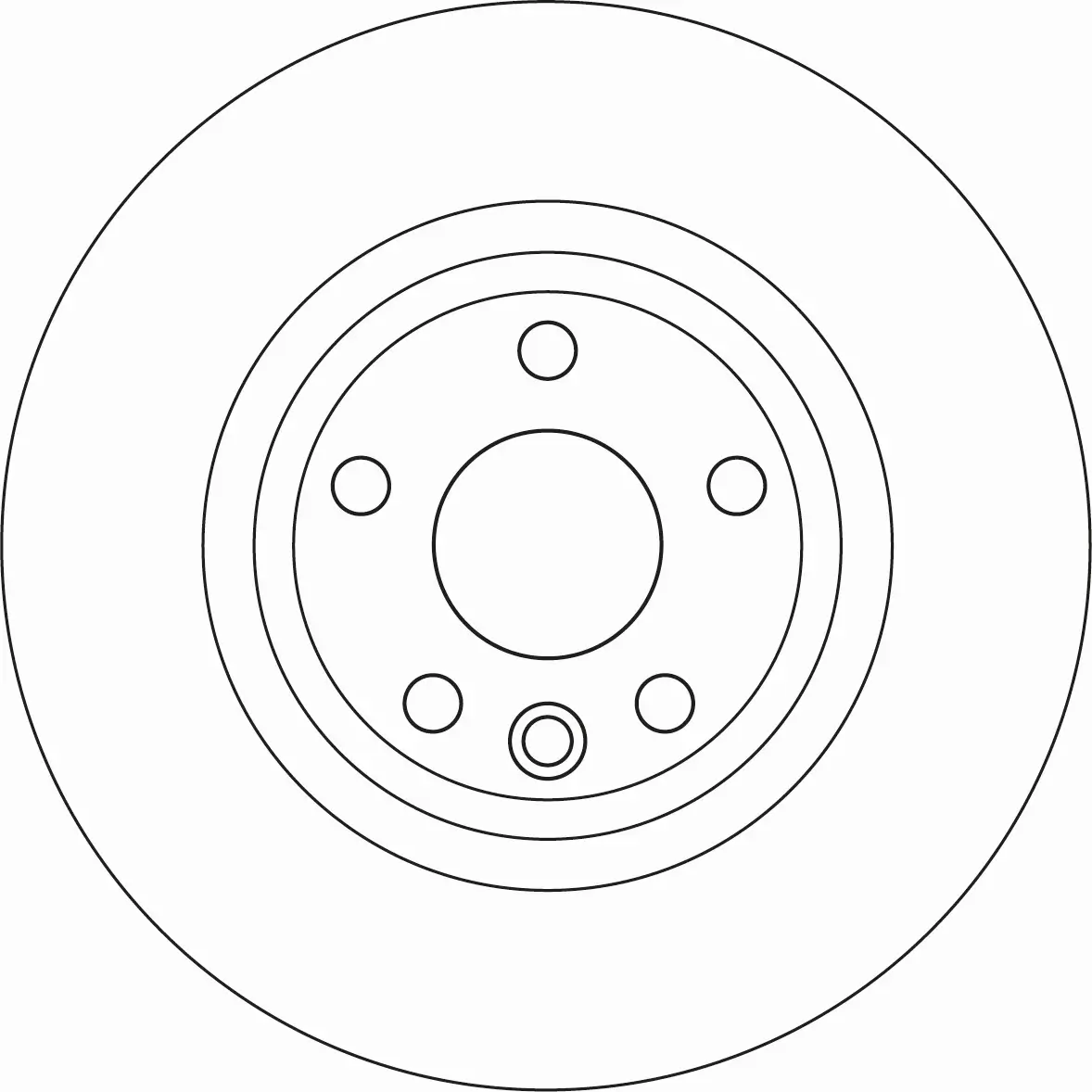 Bremsscheibe Hinterachse TRW DF6947