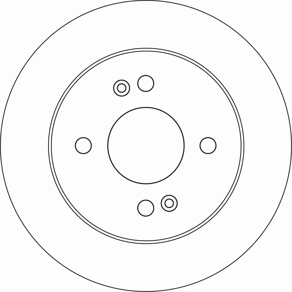 Bremsscheibe Hinterachse TRW DF6949