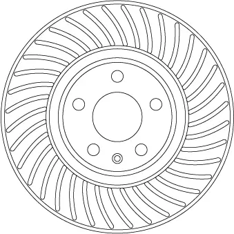Bremsscheibe Vorderachse TRW DF6950S Bild Bremsscheibe Vorderachse TRW DF6950S