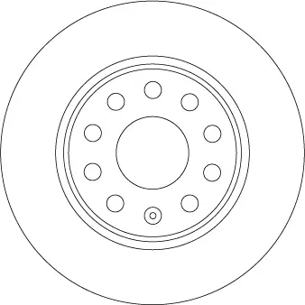 Bremsscheibe Hinterachse TRW DF6952