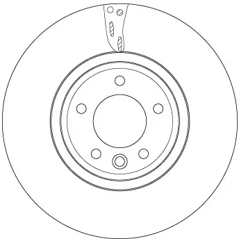 Bremsscheibe Vorderachse TRW DF6954S Bild Bremsscheibe Vorderachse TRW DF6954S