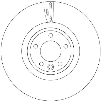 Bremsscheibe Vorderachse TRW DF6957S