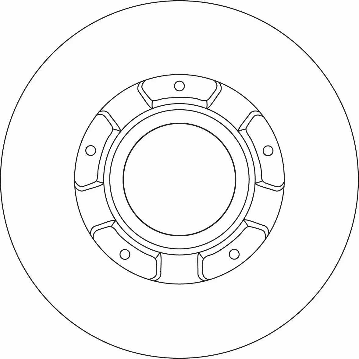 Bremsscheibe Hinterachse TRW DF6963S