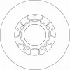 Bremsscheibe Hinterachse TRW DF6963S