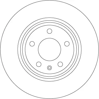 Bremsscheibe Hinterachse TRW DF6981S