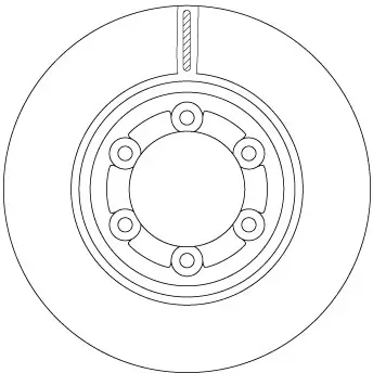 Bremsscheibe Vorderachse TRW DF6984