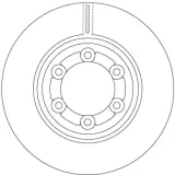 Bremsscheibe Vorderachse TRW DF6984