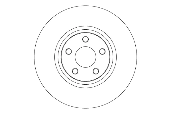Bremsscheibe Vorderachse TRW DF6998S