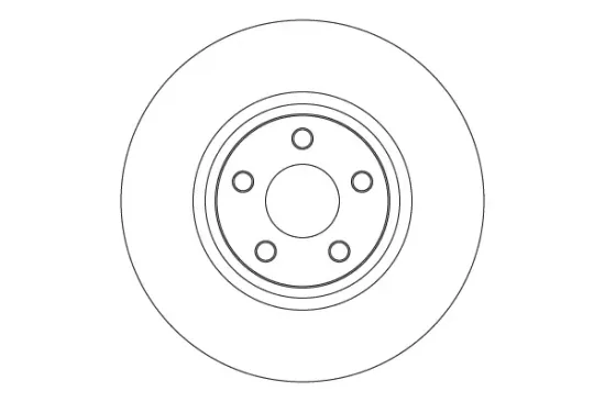 Bremsscheibe Vorderachse TRW DF6998S Bild Bremsscheibe Vorderachse TRW DF6998S