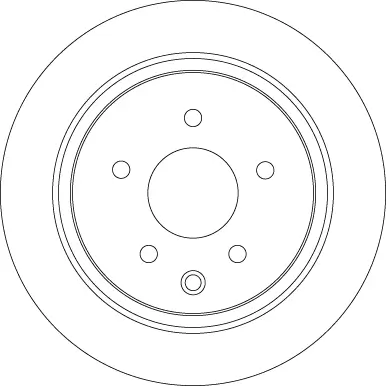 Bremsscheibe Hinterachse TRW DF7369 Bild Bremsscheibe Hinterachse TRW DF7369