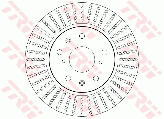 Bremsscheibe Vorderachse TRW DF7398