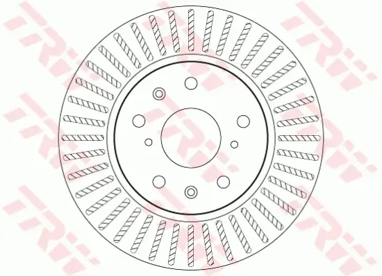 Bremsscheibe Vorderachse TRW DF7398 Bild Bremsscheibe Vorderachse TRW DF7398