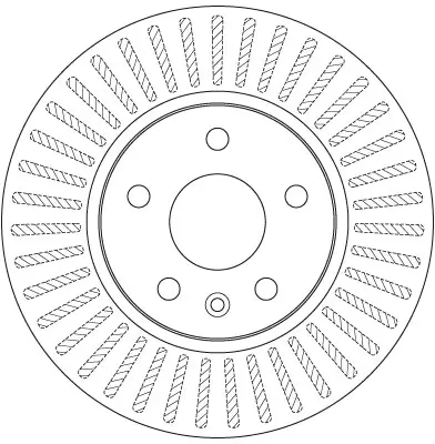Bremsscheibe Vorderachse TRW DF7475 Bild Bremsscheibe Vorderachse TRW DF7475