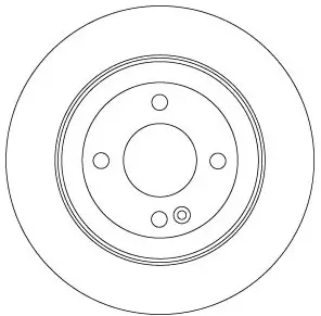 Bremsscheibe Hinterachse TRW DF7928 Bild Bremsscheibe Hinterachse TRW DF7928