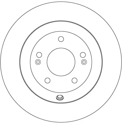 Bremsscheibe Hinterachse TRW DF7996 Bild Bremsscheibe Hinterachse TRW DF7996