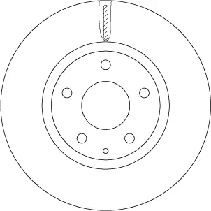 Bremsscheibe Vorderachse TRW DF8052 Bild Bremsscheibe Vorderachse TRW DF8052