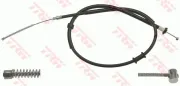Seilzug, Feststellbremse hinten links TRW GCH642