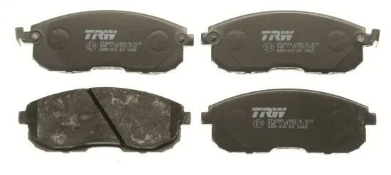 Bremsbelagsatz, Scheibenbremse Vorderachse TRW GDB1003 Bild Bremsbelagsatz, Scheibenbremse Vorderachse TRW GDB1003