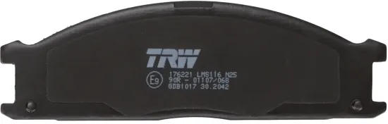Bremsbelagsatz, Scheibenbremse Vorderachse TRW GDB1017 Bild Bremsbelagsatz, Scheibenbremse Vorderachse TRW GDB1017