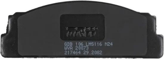 Bremsbelagsatz, Scheibenbremse Vorderachse TRW GDB106 Bild Bremsbelagsatz, Scheibenbremse Vorderachse TRW GDB106