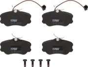 Bremsbelagsatz, Scheibenbremse Vorderachse TRW GDB1095