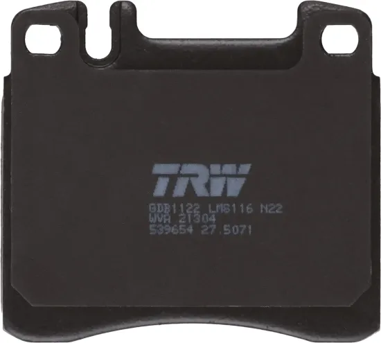 Bremsbelagsatz, Scheibenbremse Vorderachse TRW GDB1122 Bild Bremsbelagsatz, Scheibenbremse Vorderachse TRW GDB1122