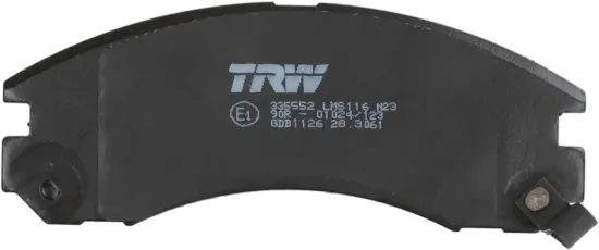 Bremsbelagsatz, Scheibenbremse Vorderachse TRW GDB1126 Bild Bremsbelagsatz, Scheibenbremse Vorderachse TRW GDB1126